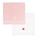 Duo de serviettes faciales motifs coréens